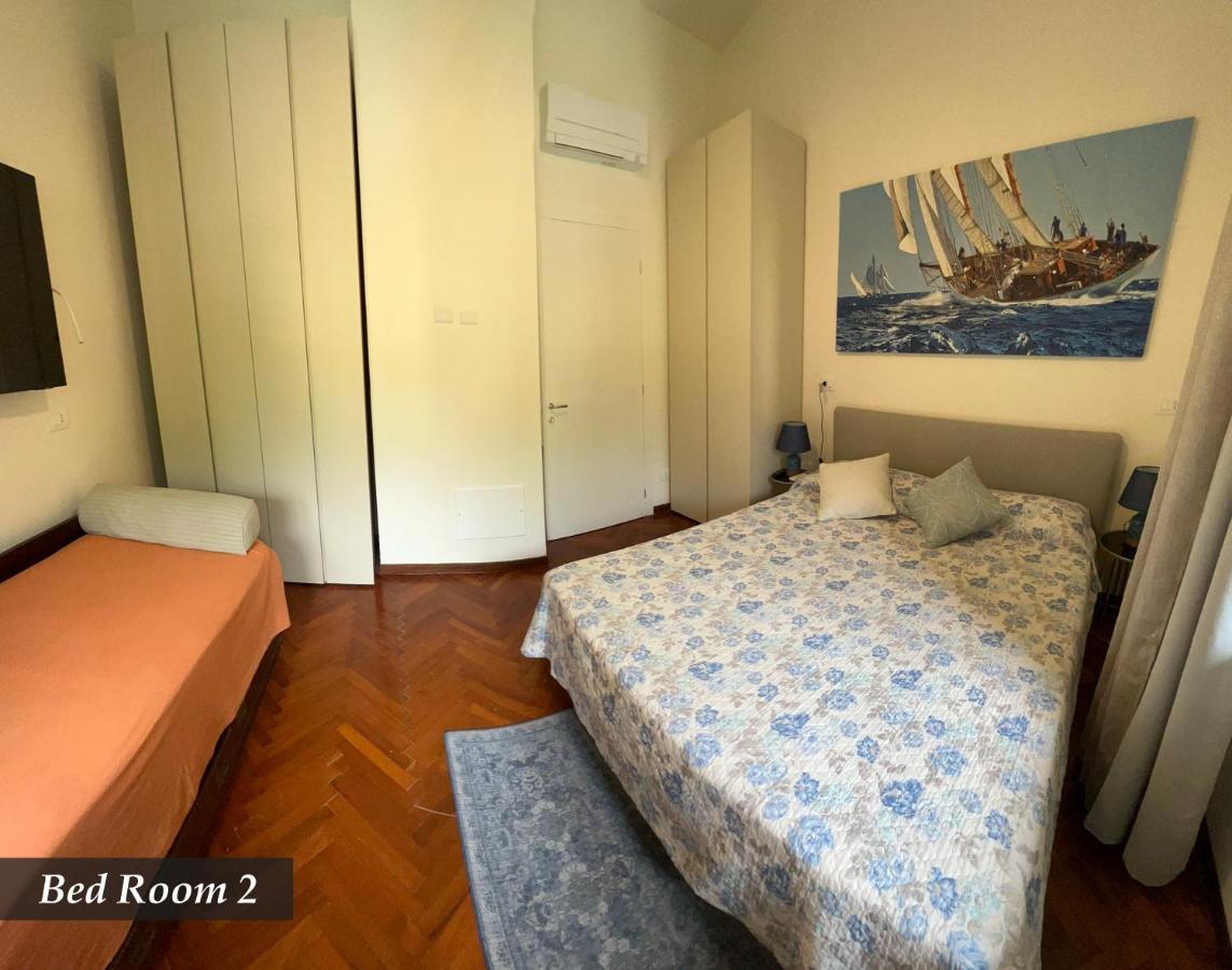 Nautilus Vista Mare Mozzafiato A 180 Gradi- Posto Auto Privato - 2 Camere Matrimoniali Piu 1 Divano Letto Singolo-Sky,Netflix-Wifi 200Mg Rapallo Exterior foto